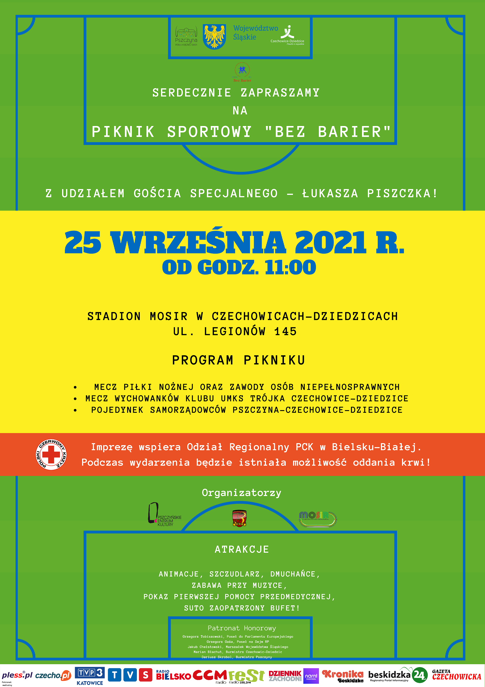 Piknik Sportowy „Bez Barier” z Łukaszem Piszc